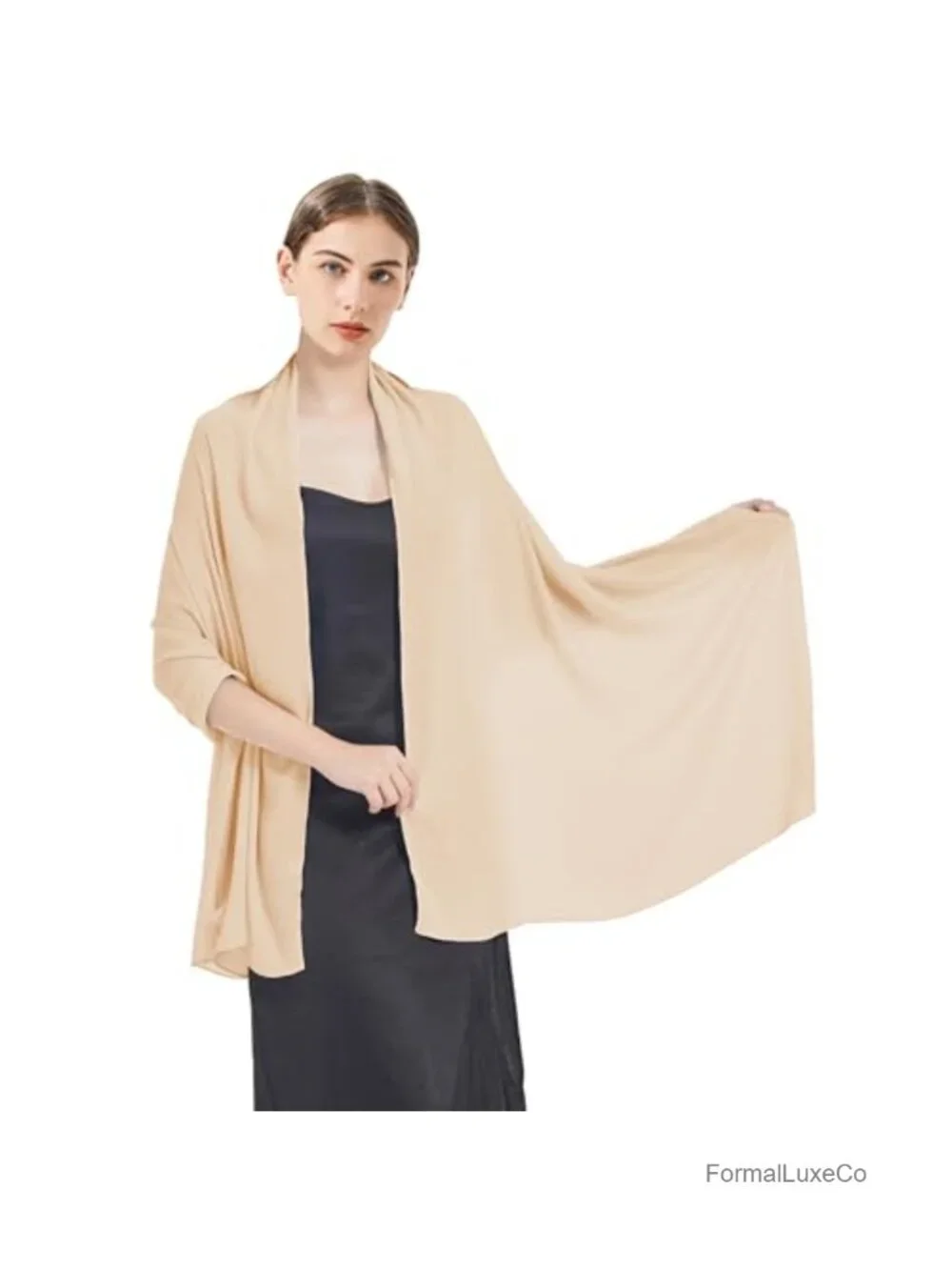 Chiffon Shawls and Wraps Lightweight Scarf for Evening Dresses Wedding Formal